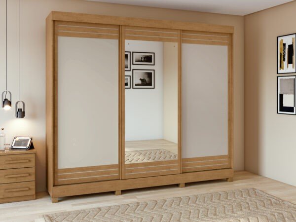 Guarda-Roupa Nice 3 portas e 4 gavetas Lopas