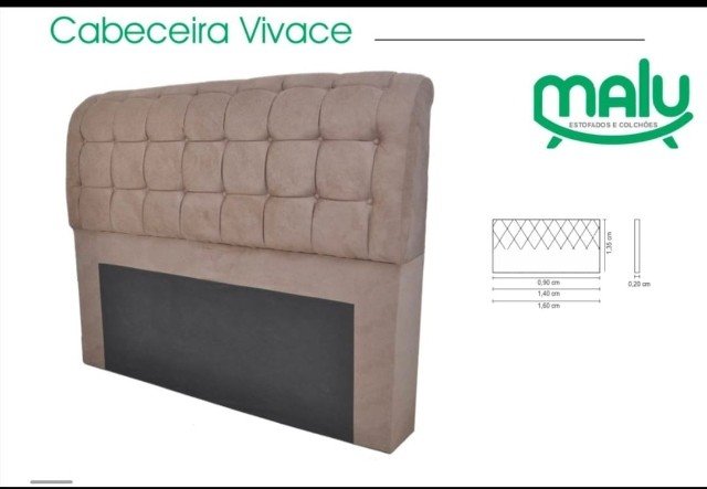 CABECEIRA VIVACE 1,40M CASAL