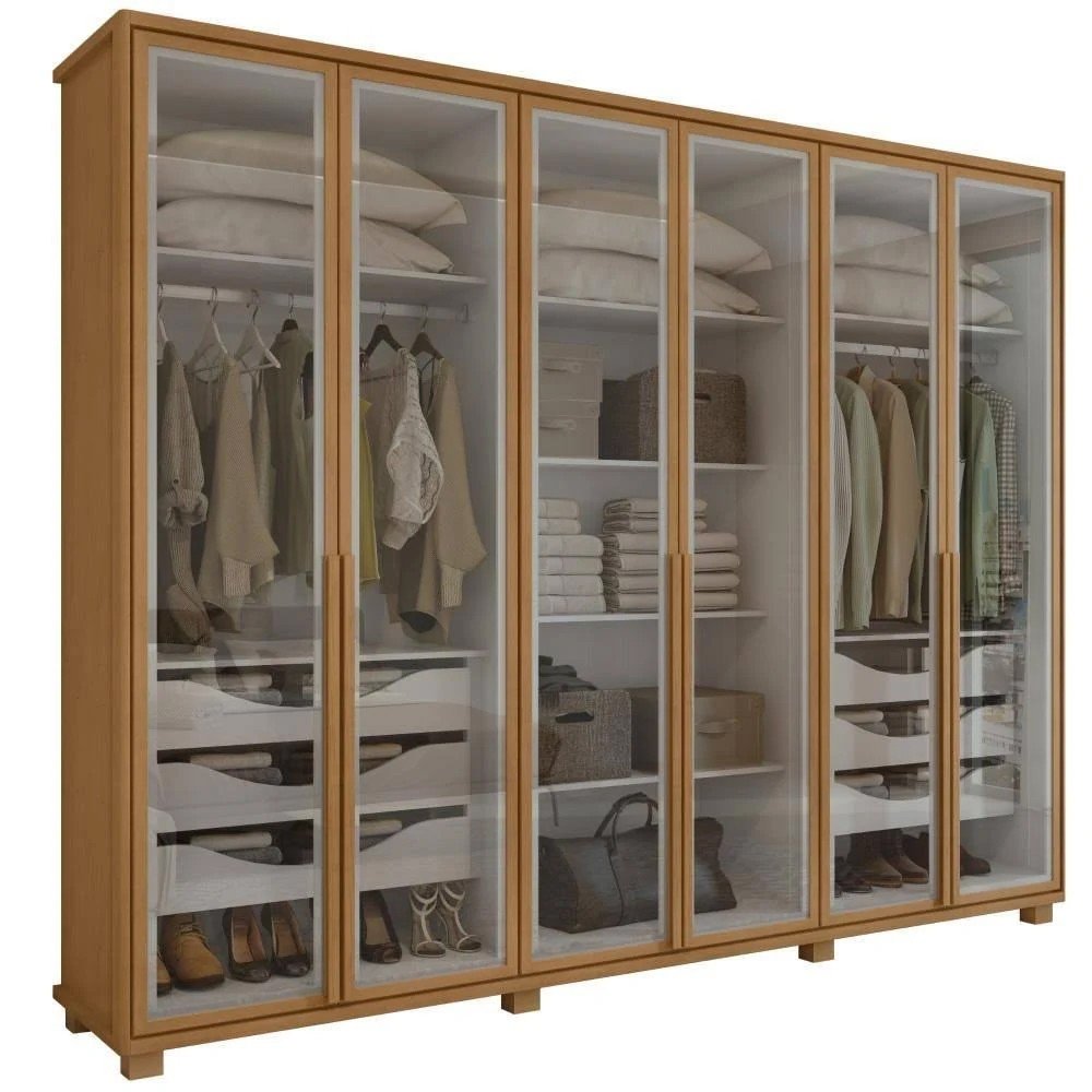 GUARDA ROUPA 6 PT SOLARIS C/6 PTS VID PES 