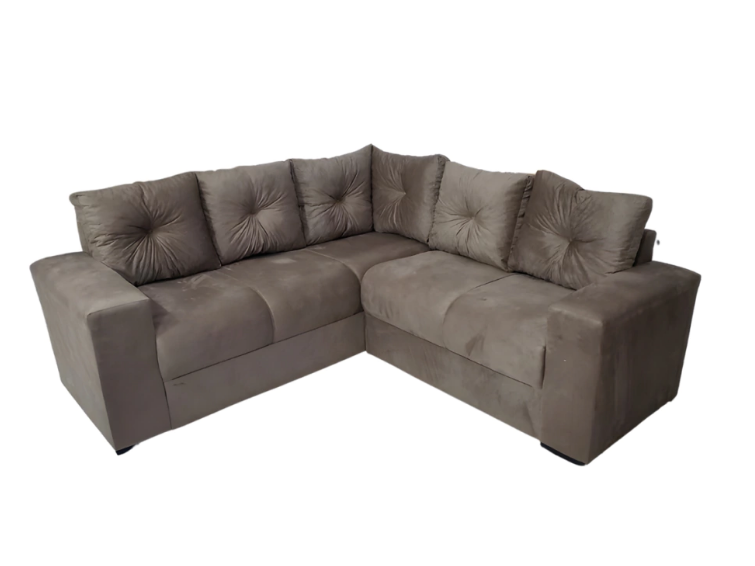 SOFA DE CANTO STAR TECIDO VELUDO 