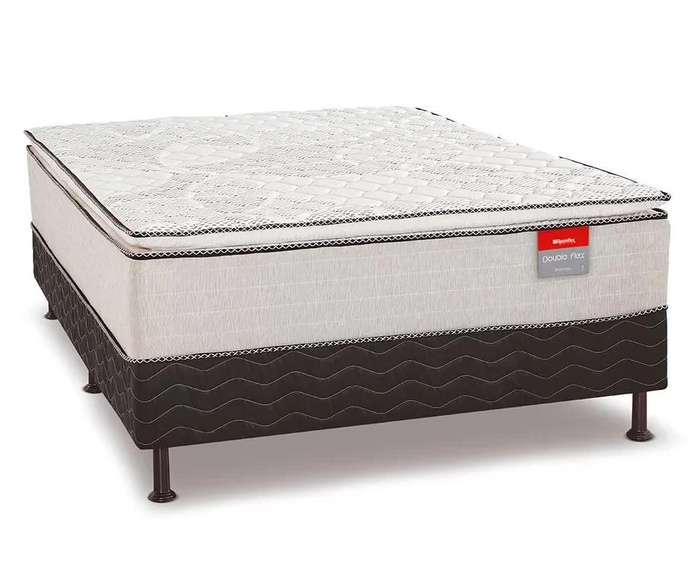 CAMA BOX CONJU DOUBL FLEX C/ PILL 52X1880X138