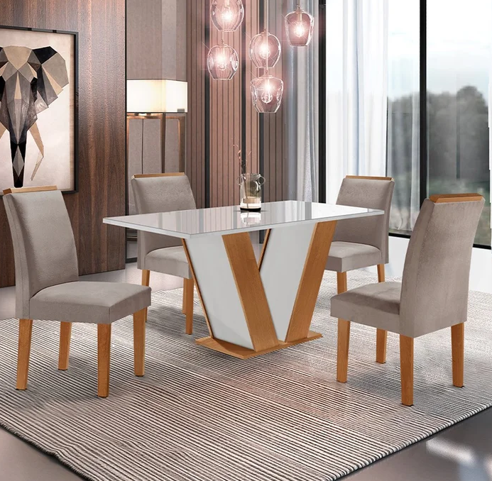 MESA 4 CADEIRAS QATAR 1,20X0,80 