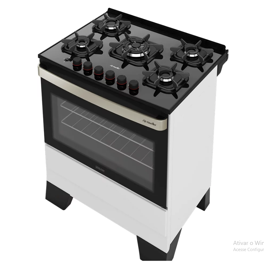 FOGAO 5B PIACERE VETRO BRANCO G6