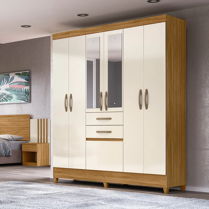 GUARDA ROUPA 6P 2G NEW MAFRA 