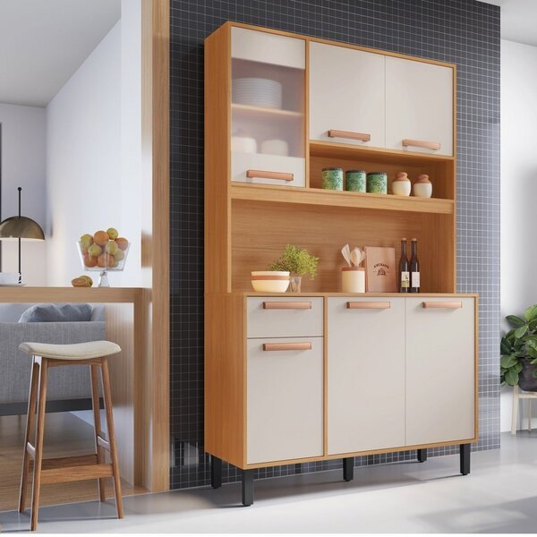 ARMARIO COZINHA 6P 1VD 1G  NAPOLES