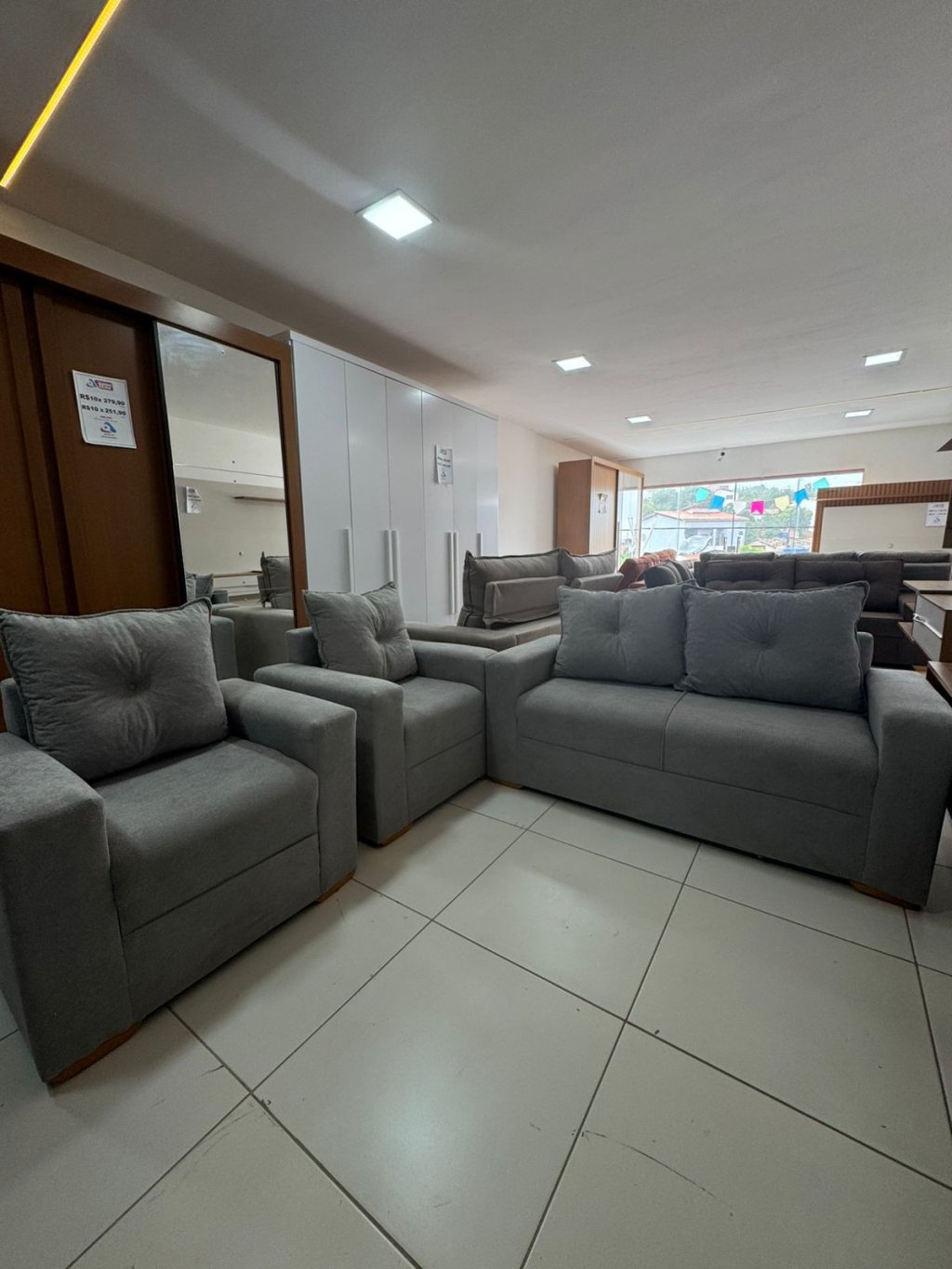 SOFA AMARILIS 3X1X1 BOUCLE 