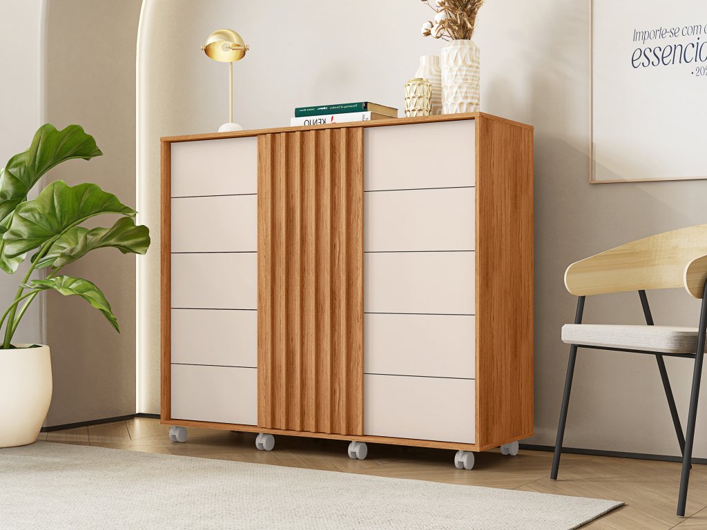 COMODA 2P 5 GAVETAS PEGASUS 