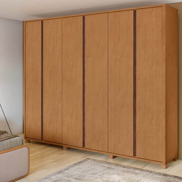 GUARDA ROUPA 6 PTS LEDER 