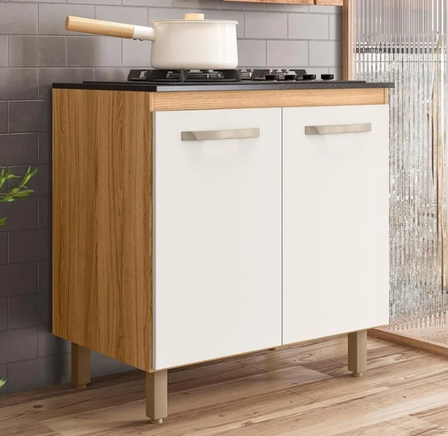 BALCAO COOKTOP 80 2 PORTAS 