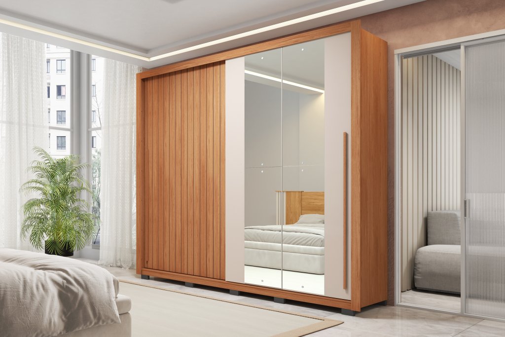 GUARDA ROUPA 2P 4G ROMANUS LUX