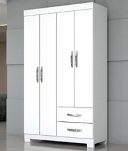 GUARDA ROUPA 4 PTS LIGHT PLUS C/PES 