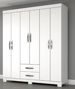 GUARDA ROUPA 6 PTS LIGHT PLUS C/PES