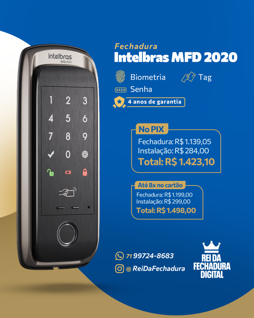 INTELBRAS MFD  2020 CINZA