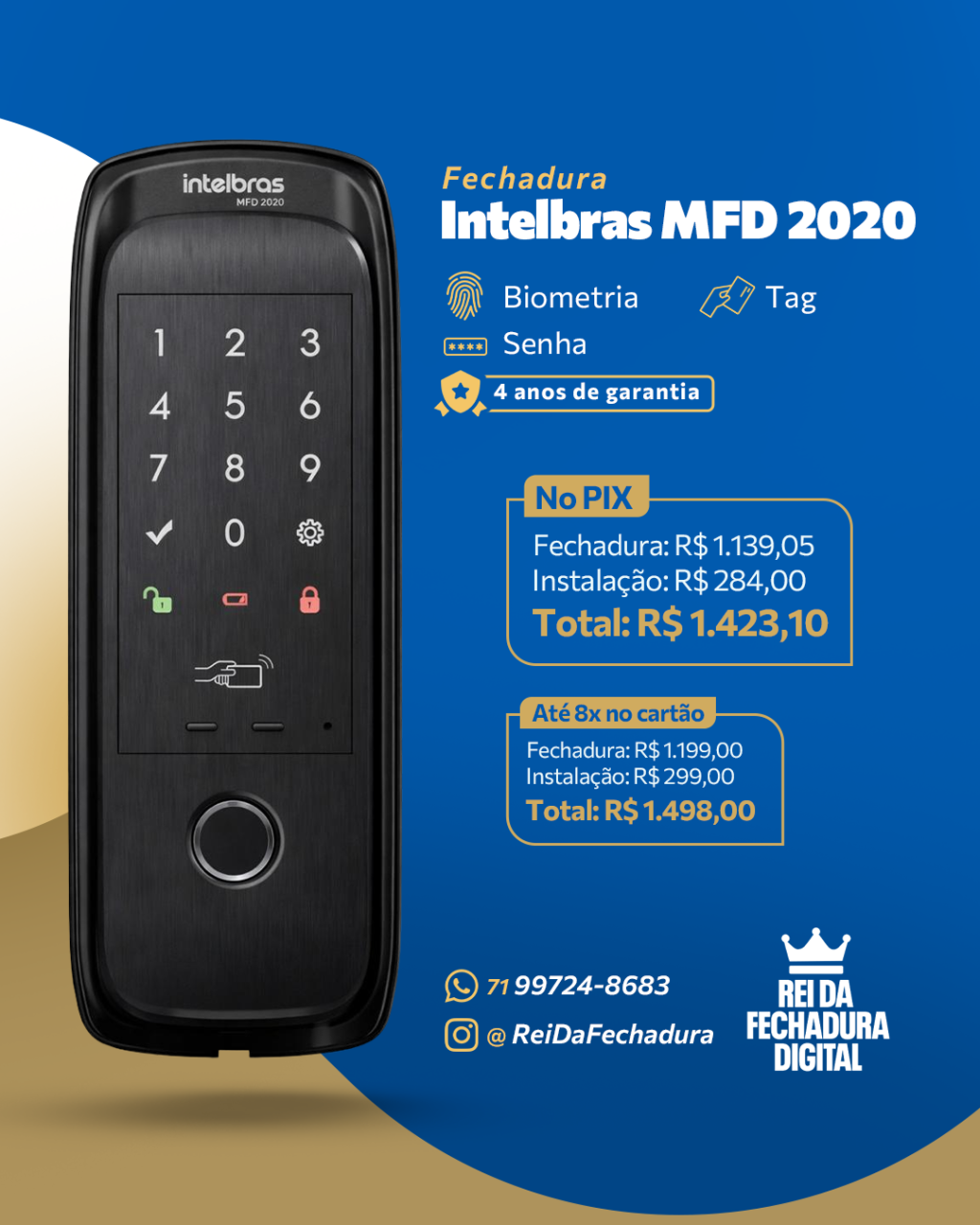 INTELBRAS MFD 2020 PRETA