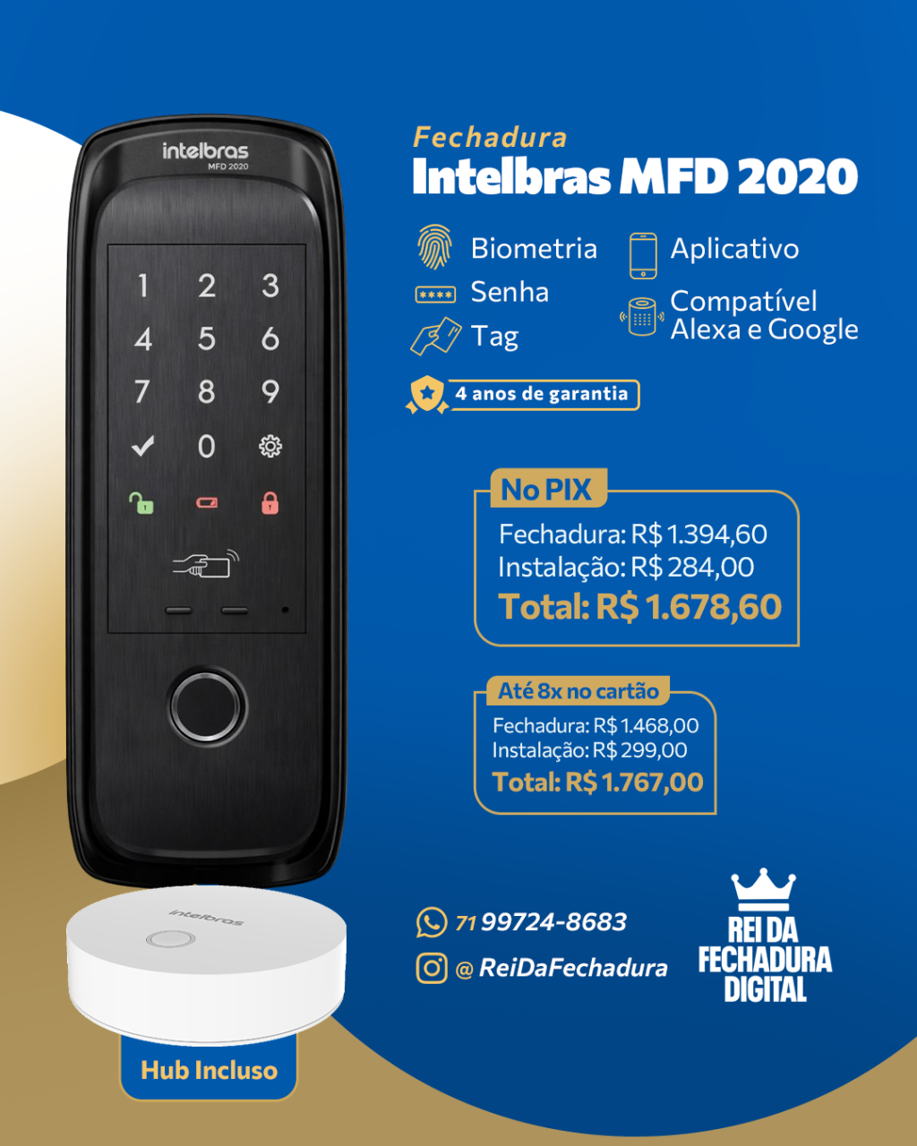 INTELBRAS MFD 2020 C HUB PRETA