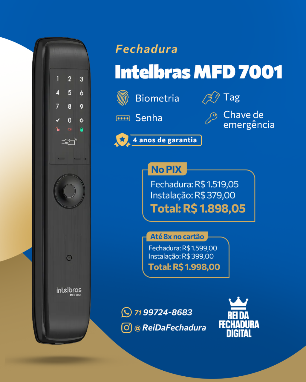 INTELBRAS MFD 7001