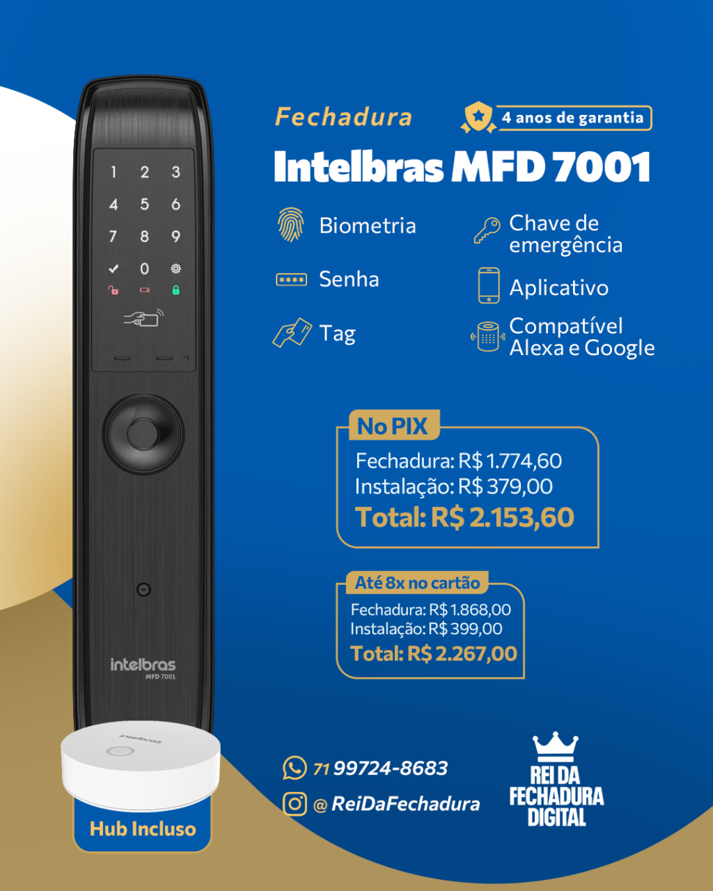 INTELBRAS MFD 7001 C/ HUB