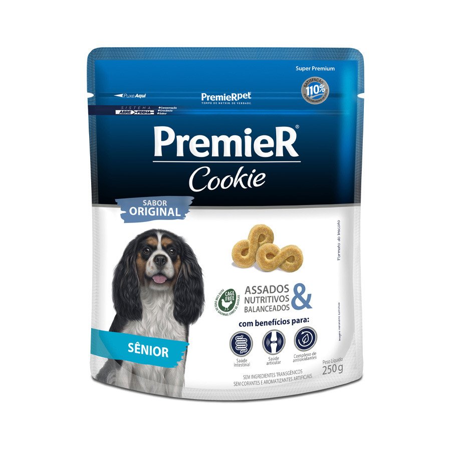 PREMIER COOKIE CAES AD SENIOR 250G