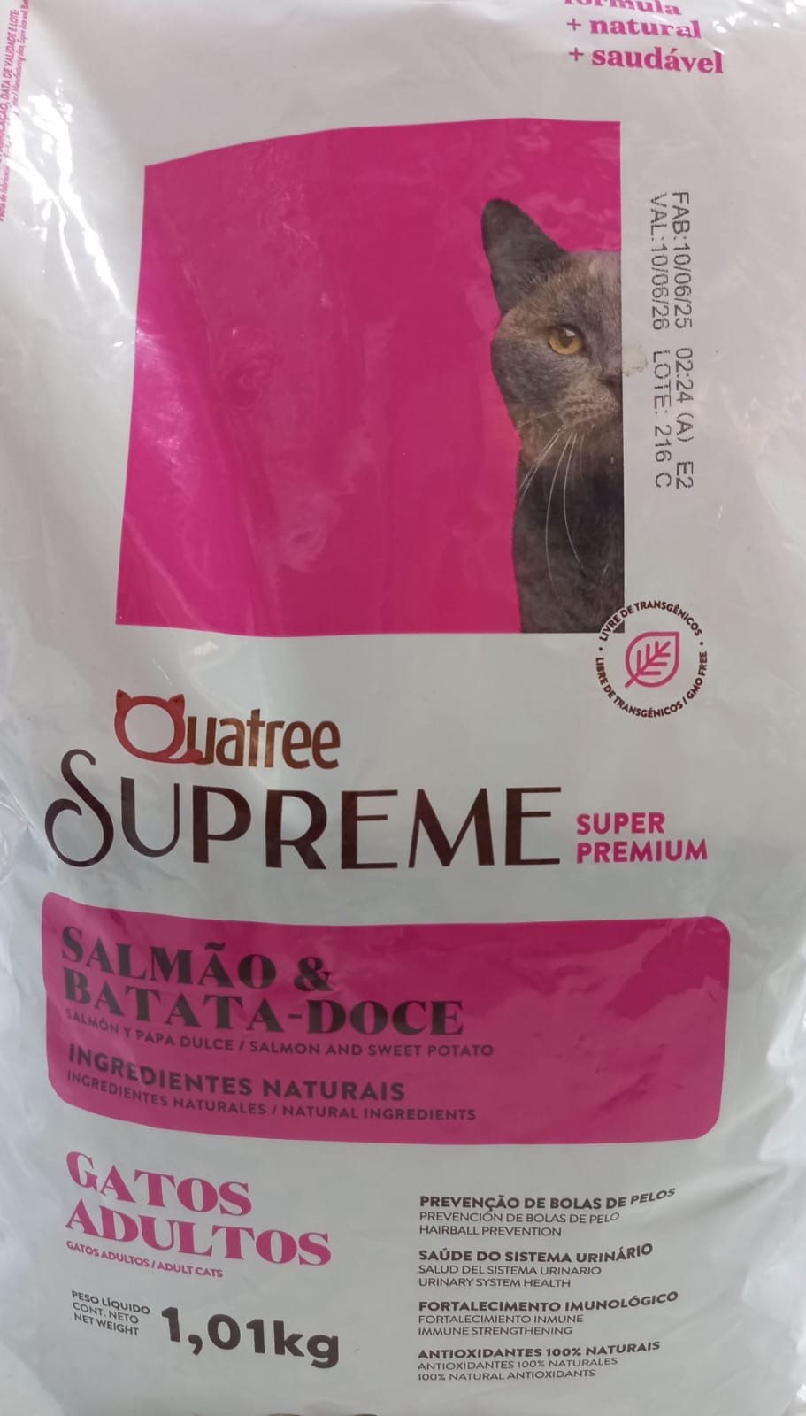 QUATREE SUPREME GATOS ADULTOS 1KG