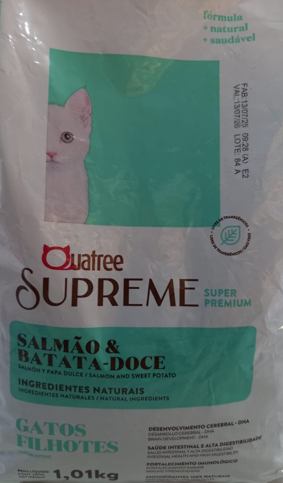 QUATREE SUPREME GATO FILHOTE 1KG