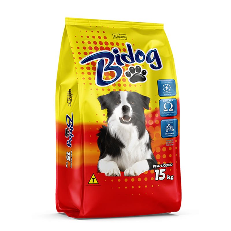 BIDOG COM CORANTE 15 KG