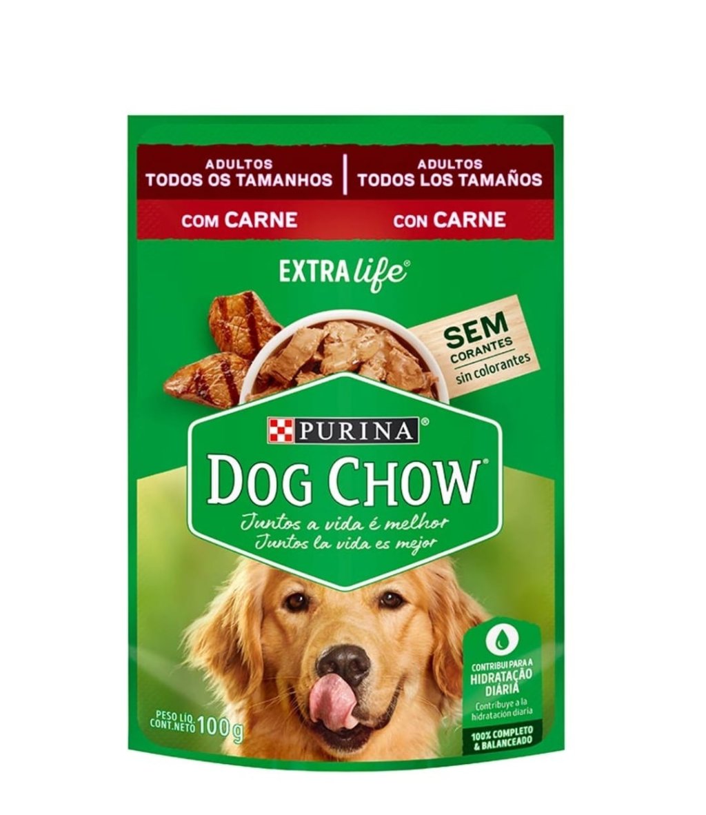 DOG CHOW SACHE ADULT CARNE
