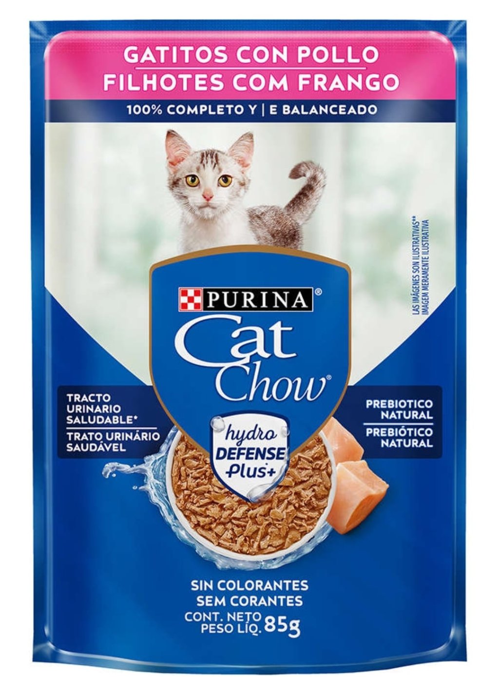 CAT CHOW SACHE FILHOTE FRANGO