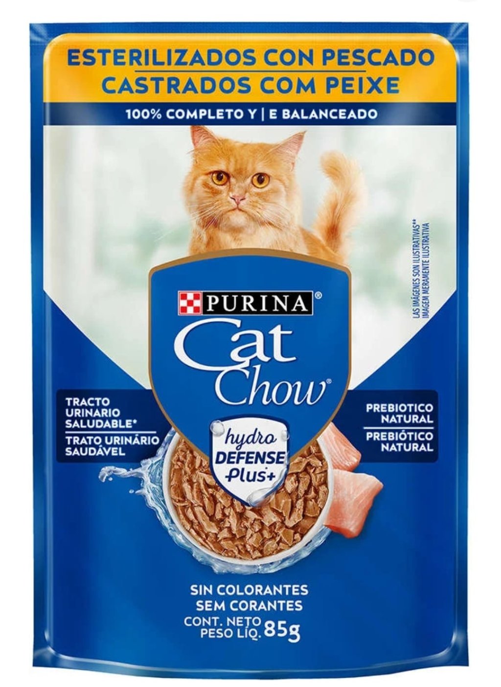 CAT CHOW SACHE CASTRADO PEIXE
