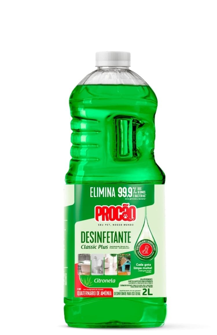 DESINFETANTE ELIMINA 99,9% DOS GERMES E BACTÉRIAS