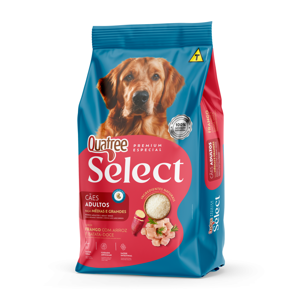 QUATREE SELECT ADULTO RMG 15KG FRANGO