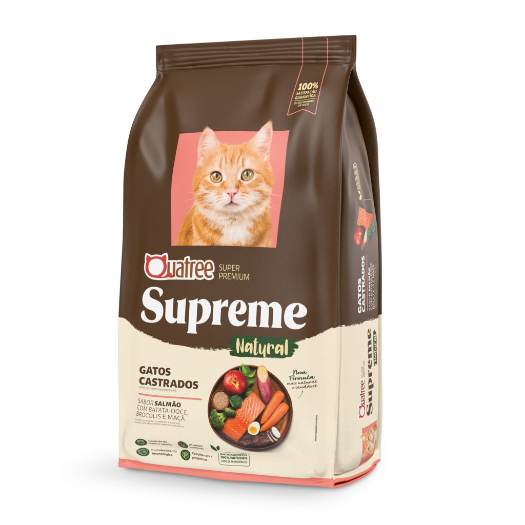 QUATREE SUPREME GATOS CASTRADOS SALMAO 10.1KG