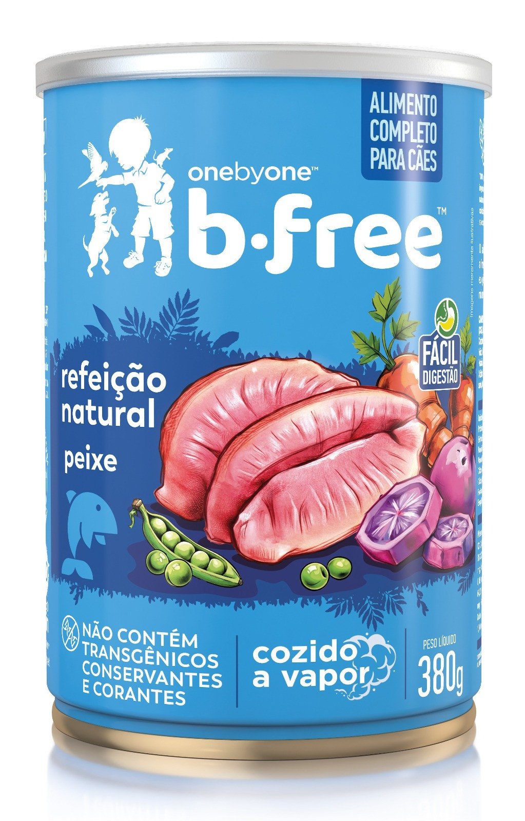 B.FREE REFEIÇÃO NATURAL-PEIXE 380G