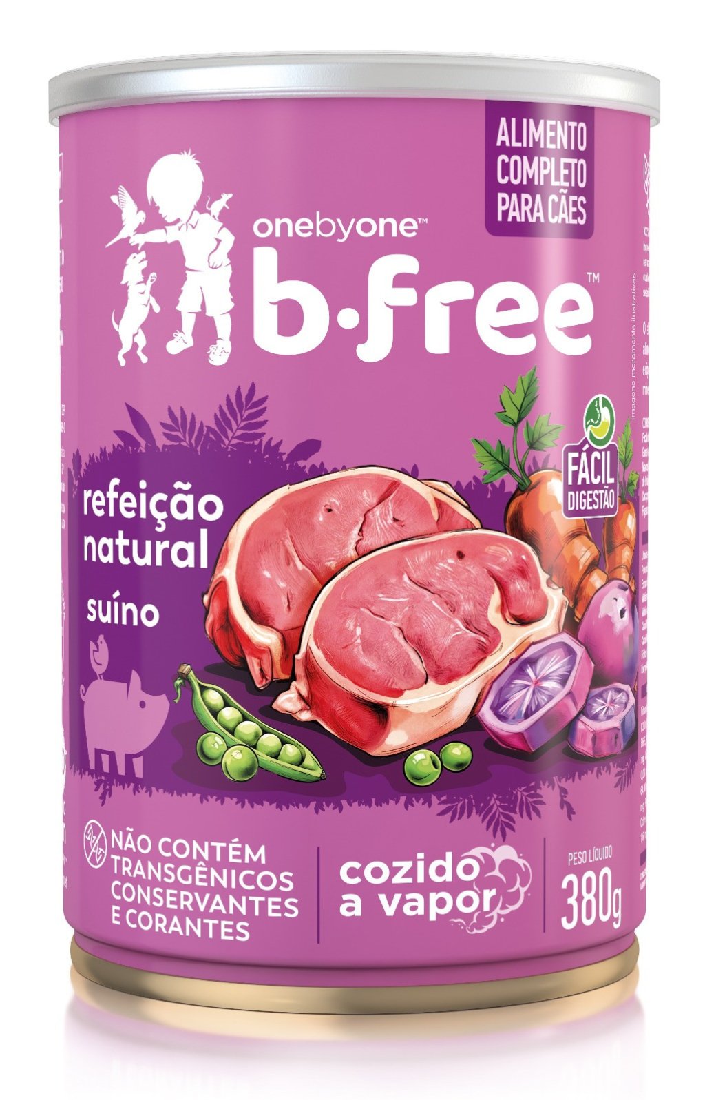 B.FREE REFEIÇÃO NATURAL- SUÍNO 380G