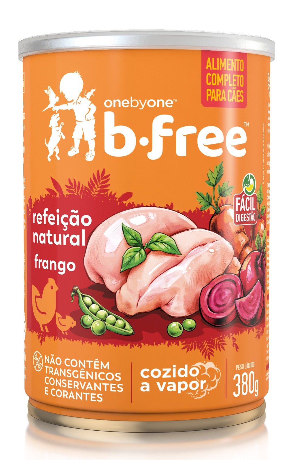 B.FREE REFEIÇÃO NATURAL-FRANGO 380G