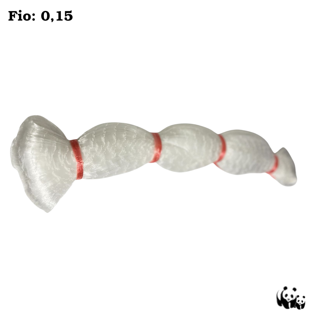 REDE DE PESCA PANDA MONOFILAMENTO 100 METROS FIO: 0.15