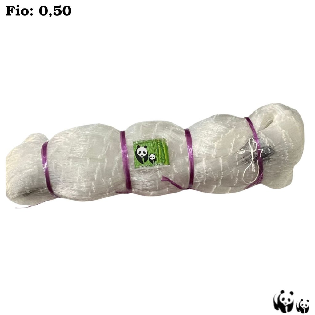 REDE DE PESCA PANDA MONOFILAMENTO 100 METROS FIO: 0.50