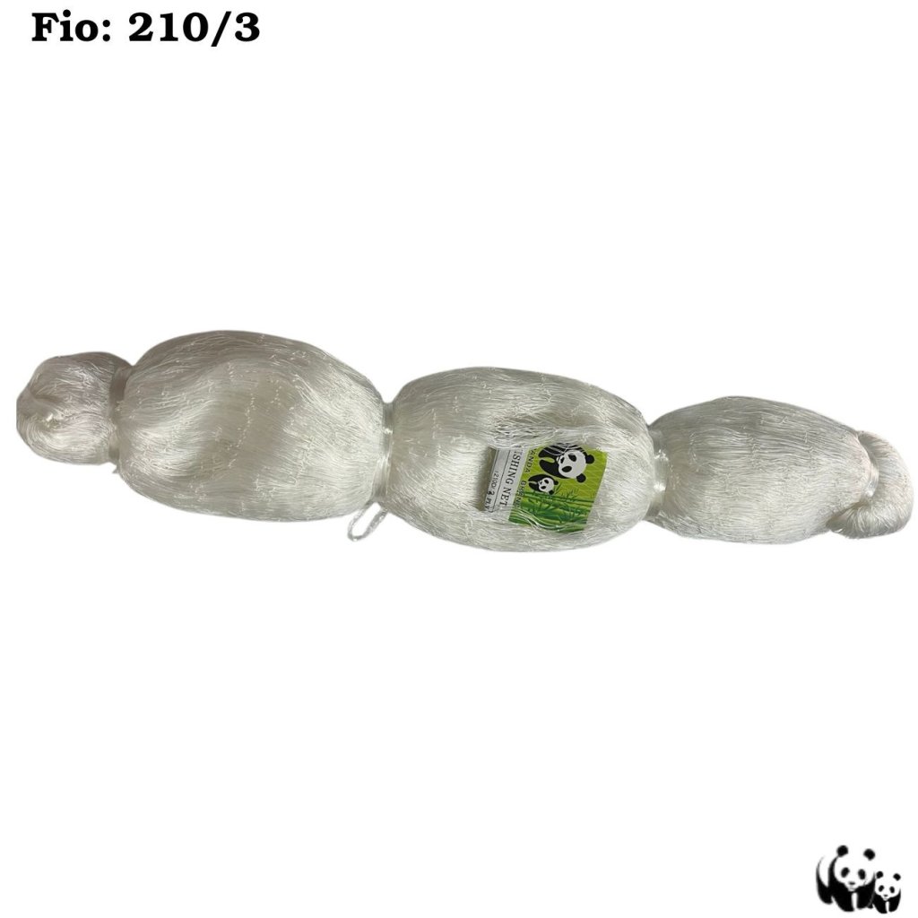 REDE DE PESCA PANDA MULTIFILAMENTO 100 METROS FIO: 210/3