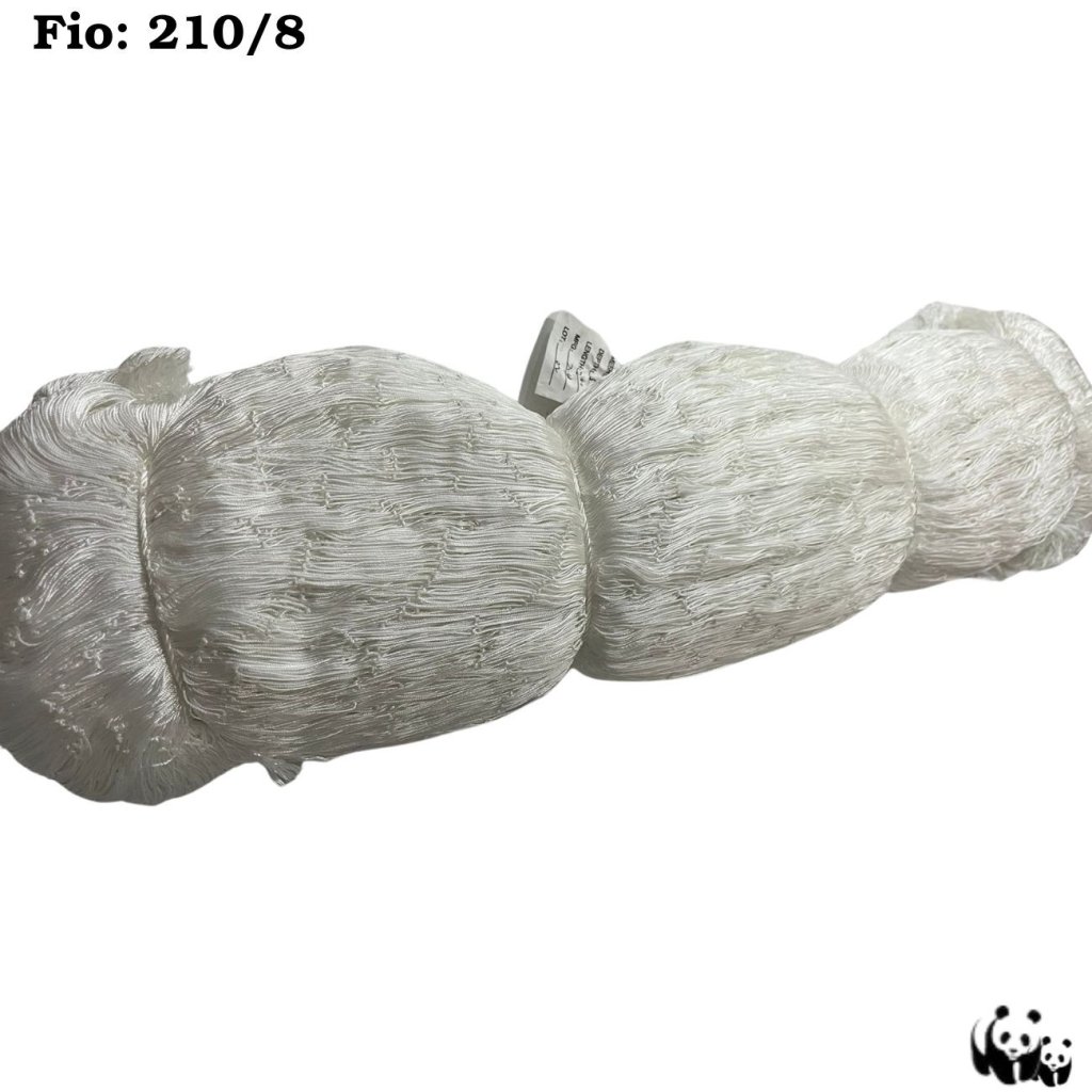 REDE DE PESCA PANDA MULTIFILAMENTO 100 METROS FIO: 210/8