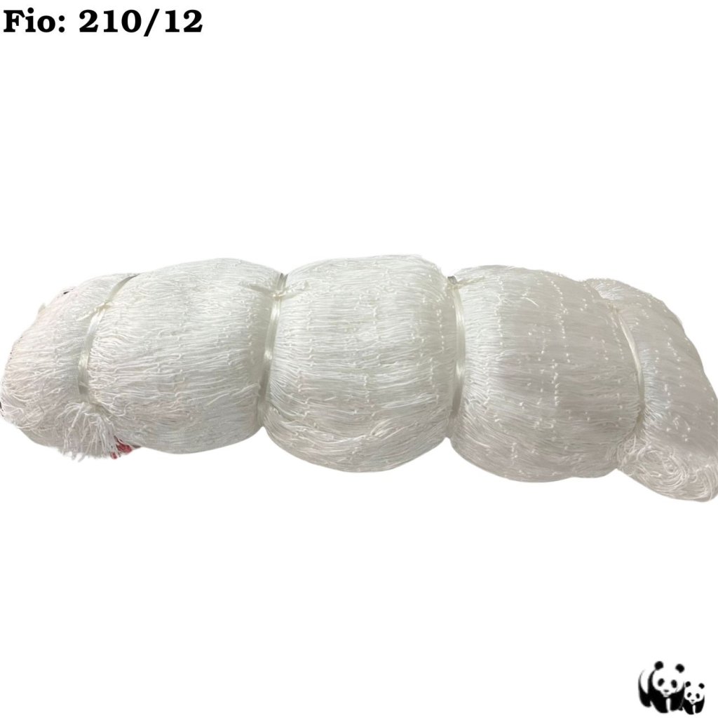 REDE DE PESCA PANDA MULTIFILAMENTO 100 METROS FIO: 210/12