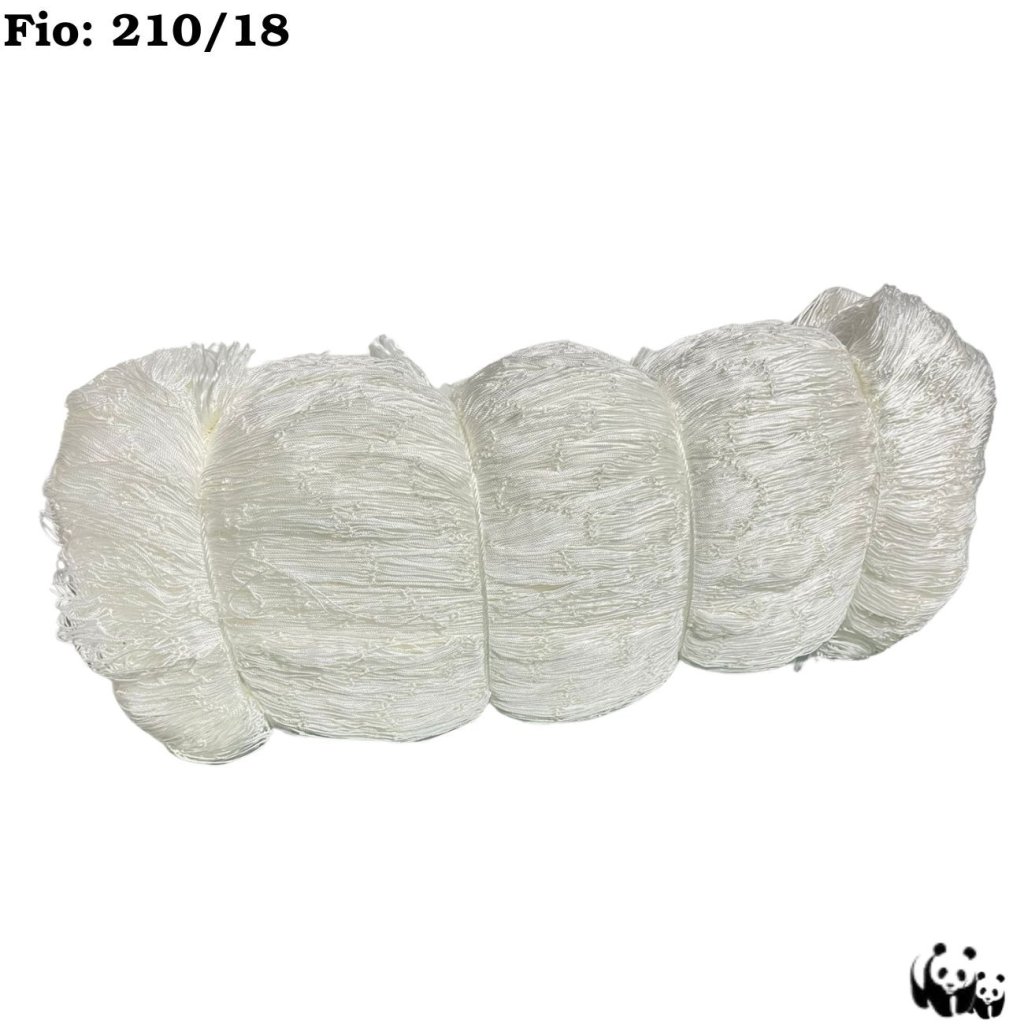 REDE DE PESCA PANDA MULTIFILAMENTO 100 METROS FIO: 210/18