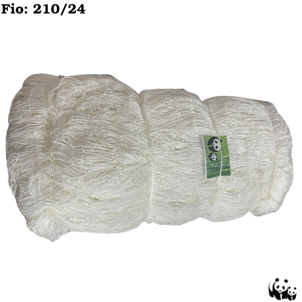 REDE DE PESCA PANDA MULTIFILAMENTO 100 METROS FIO: 210/24