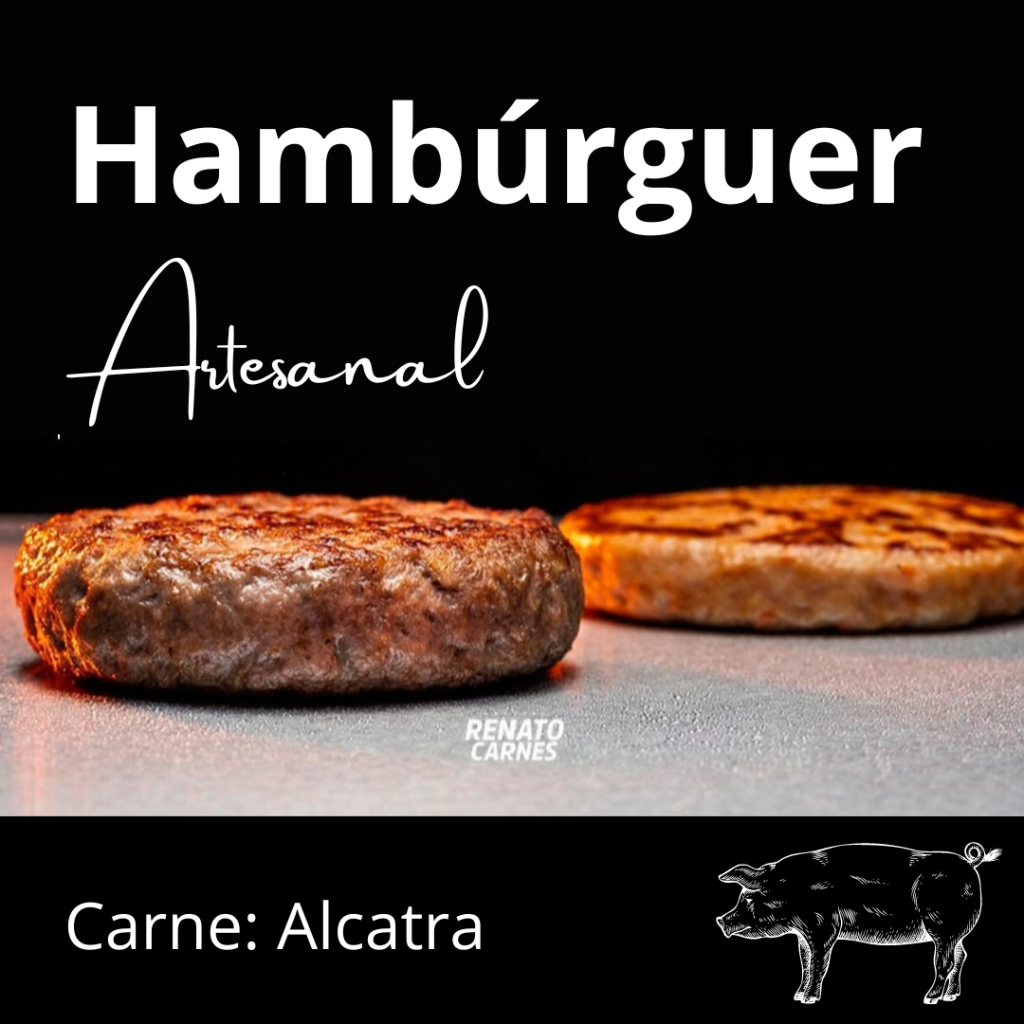 Hambúrguer Artesanal (pct 600g) - Suíno