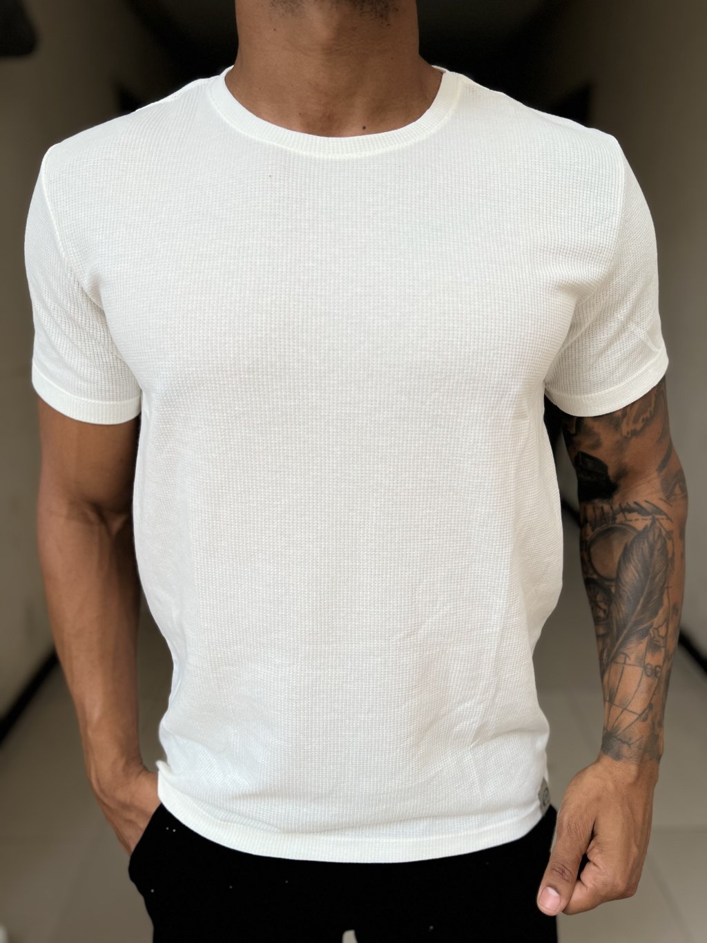 Camisa canelada 