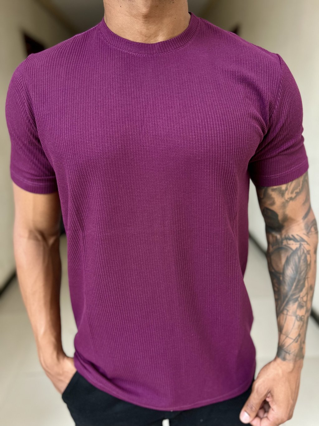 Camisa canelada 