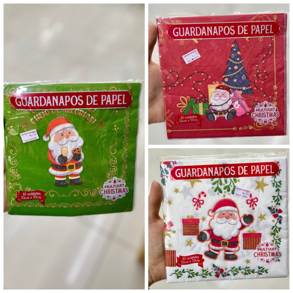 Guardanapo de papel Natal 
