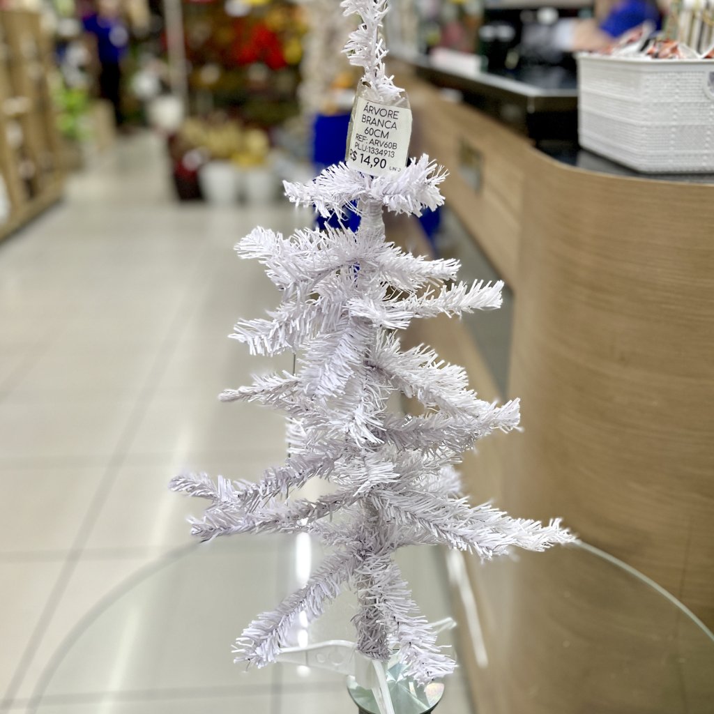 Árvore de Natal branca 60CM 40 galhos 