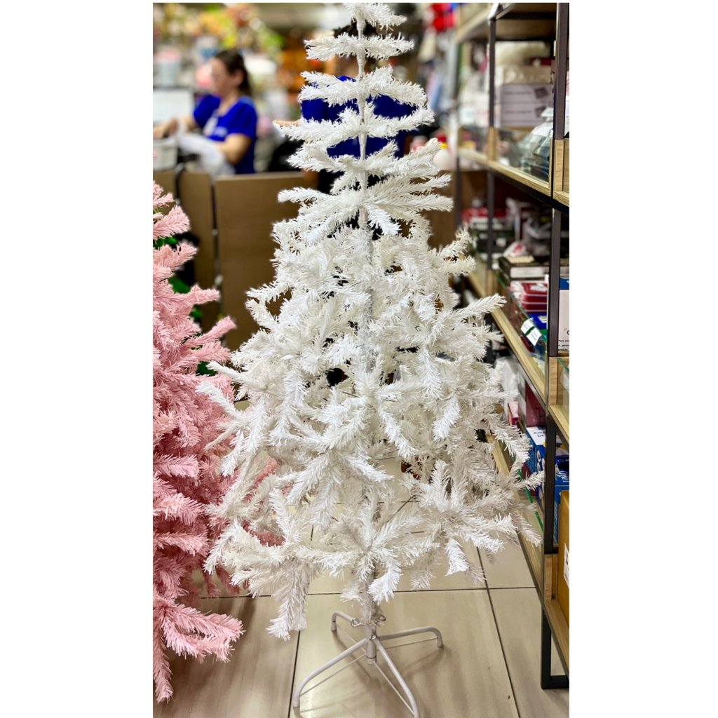 Árvore de Natal branca 1,80m 388 galhos 