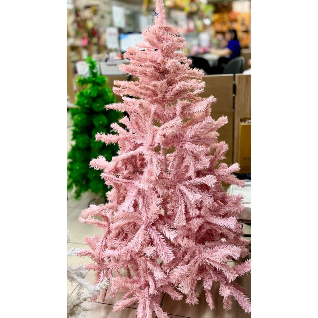 Árvore de Natal rosa 1,50m 320 galhos 