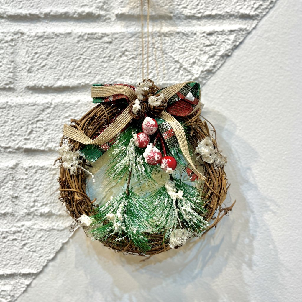 Guirlanda Rústica decorada 14cm 