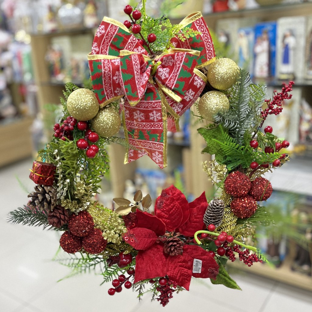 Guirlanda decorada criação Rogério Novidades 40CM 